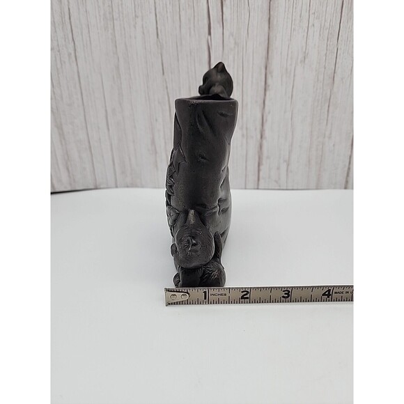 Ceramic Sunflower Seed Bag & Kittens Vase Pen Holder Planter - Picture 10 of 12